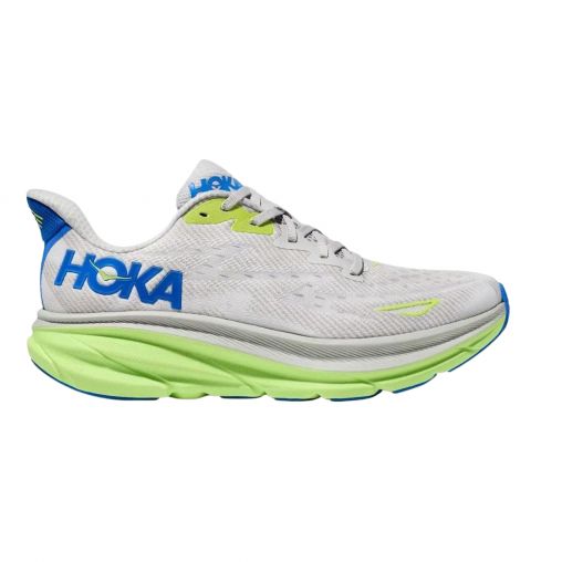 Hoka M CLIFTON 9 WIDE Herren Laufschuhe grau Gr. 41 1/3