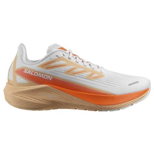 salomon aero blaze 2 weis orange damen laufschuhe