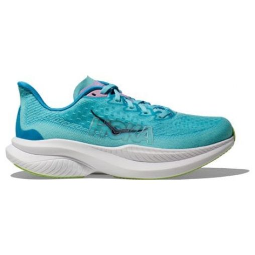 hoka mach 6 laufschuhe blau damen