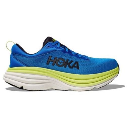 hoka bondi 8 running schuhe blau grun herren