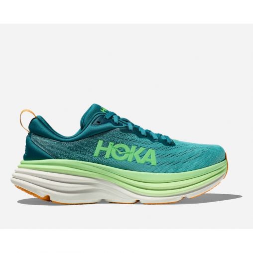 HOKA Bondi 8 Schuhe für Herren in Deep Lagoon/Ocean Mist Größe 40 2/3 | Straße