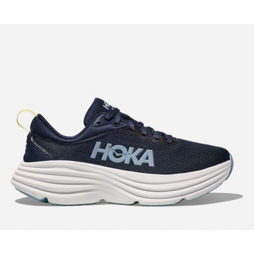 HOKA Bondi 8 Schuhe für Damen in Varsity Navy/White Größe 42 2/3 | Straße