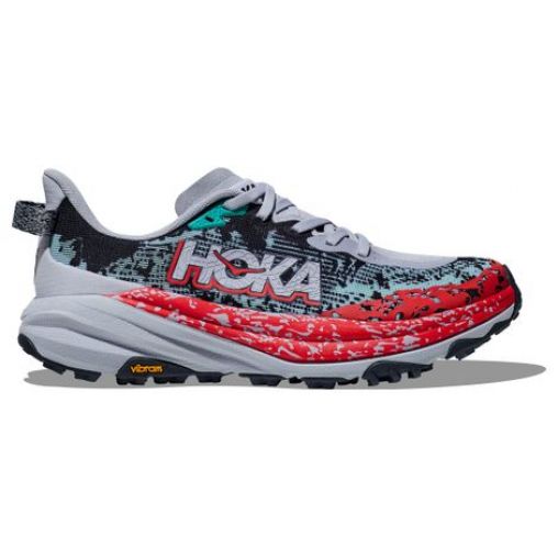 hoka speedgoat 6 trailrunning schuhe blau rot herren