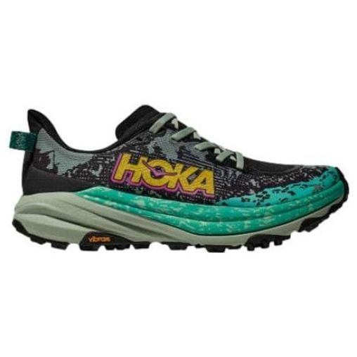 hoka speedgoat 6 trailrunning schuhe schwarz grun damen