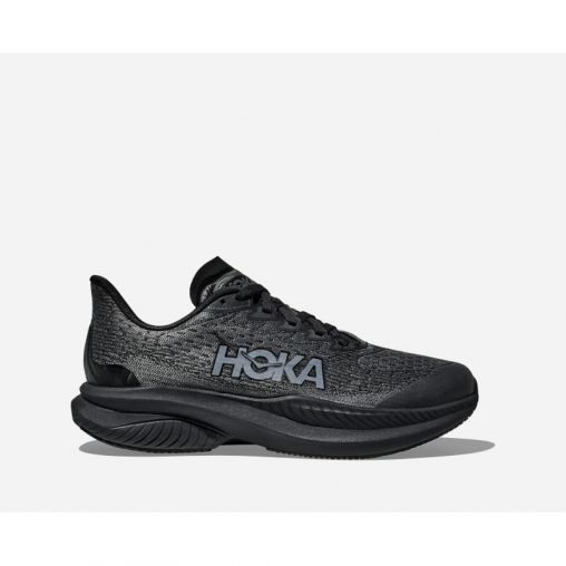 HOKA Mach 6 Schuhe in Black Größe 38 | Straße