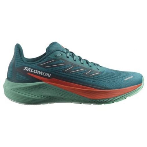 salomon aero blaze 2 running schuhe grun rot