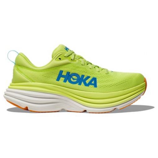 hoka bondi 8 herren laufschuhe grun   blau   orange