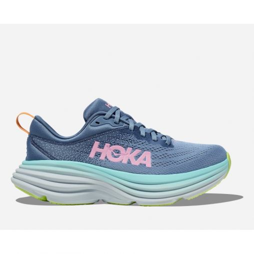 HOKA Bondi 8 Schuhe für Damen in Shadow/Dusk Größe 43 1/3 Weit | Straße