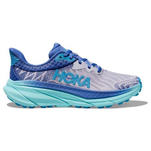 hoka challenger 7 trailrunning schuh blau damen