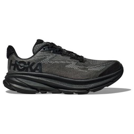 hoka clifton 9 youth schwarz kinder laufschuhe