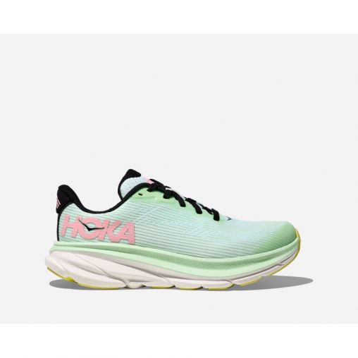 HOKA Clifton 9 Schuhe in Mint Fluorite/Snow Melt Größe 40 2/3 | Straße