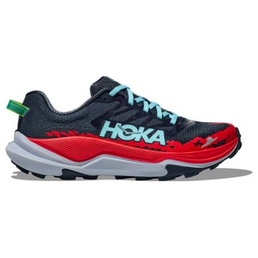 hoka torrent 4 trailrunning schuhe blau rot damen