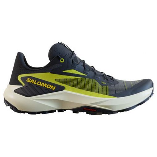 salomon genesis trail running schuh schwarz gelb