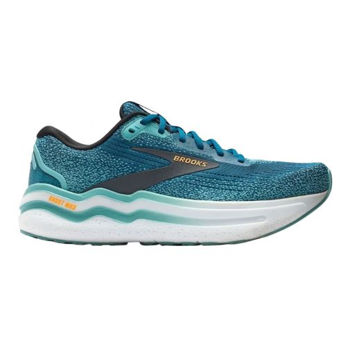 BROOKS GHOST MAX 2 Laufschuhe Herren Moroccan Blue/Aqua/Orange 2E (breit) 42