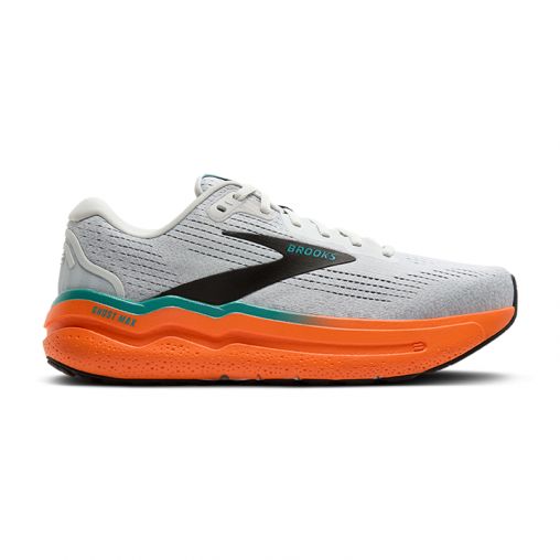 BROOKS GHOST MAX 2 Laufschuhe Herren Oyster/Orange/Teal D (normal) 42