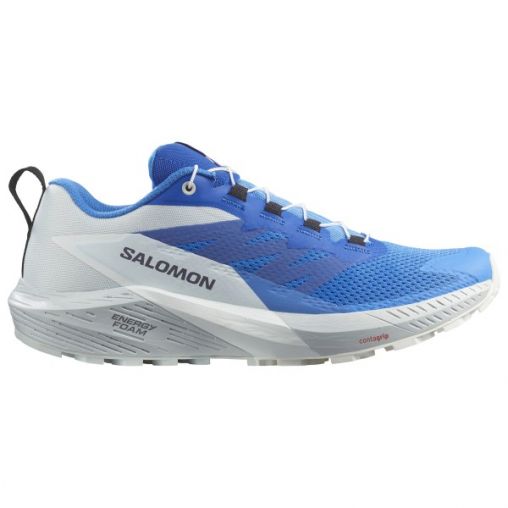 Salomon - Sense Ride 5 - Trailrunningschuhe Gr 7,5 grau/blau