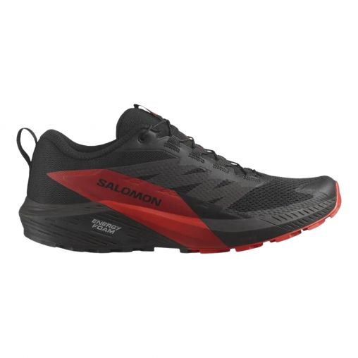 Salomon SENSE RIDE 5 Herren Laufschuhe schwarz Gr. 47 1/3