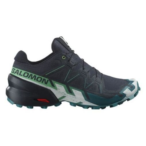 salomon speedcross 6 trailrunning schuhe blau grau herren