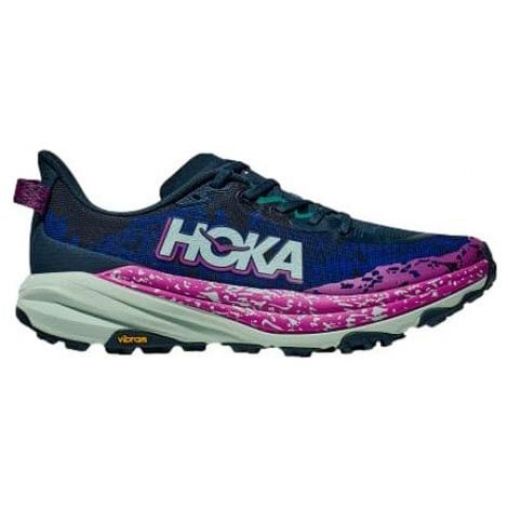 hoka speedgoat 6 orange pink herren trailrunning schuhe