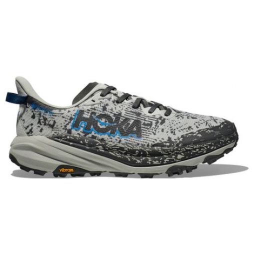 hoka speedgoat 6 gtx trailrunning schuhe grau blau herren