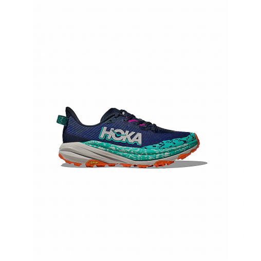 HOKA Damen Traillaufschuhe Speedgoat 6 blau | 38 2/3