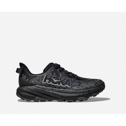 HOKA Speedgoat 6 Schuhe in Obsidian/Outer Orbit Größe 38 | Gelände