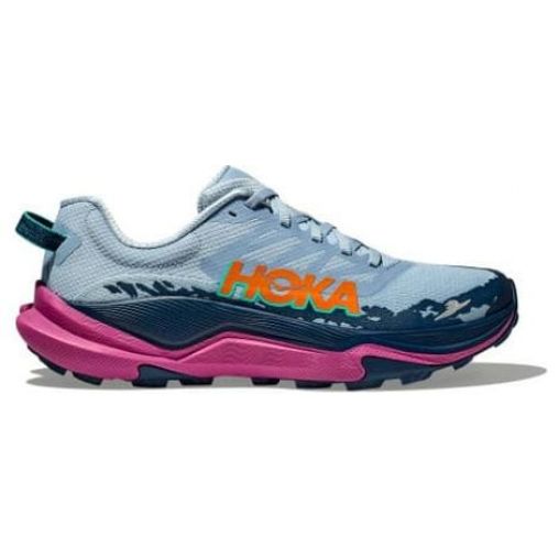 hoka torrent 4 trailrunning schuh blau pink women