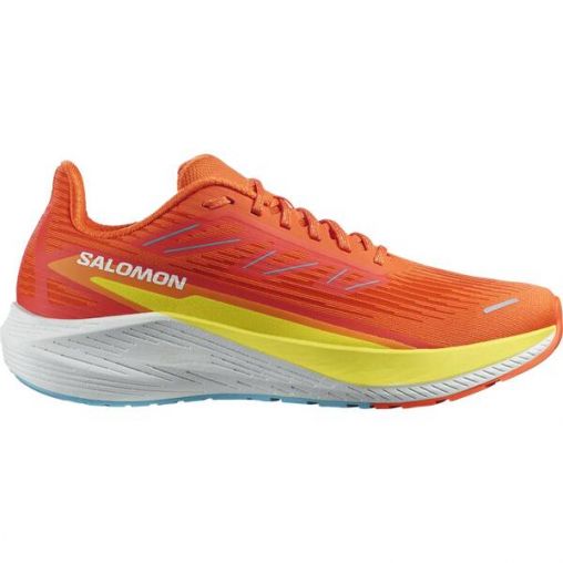 SALOMON Herren Laufschuhe SHOES AERO BLAZE 2 Drfire/Sulphr/Wht