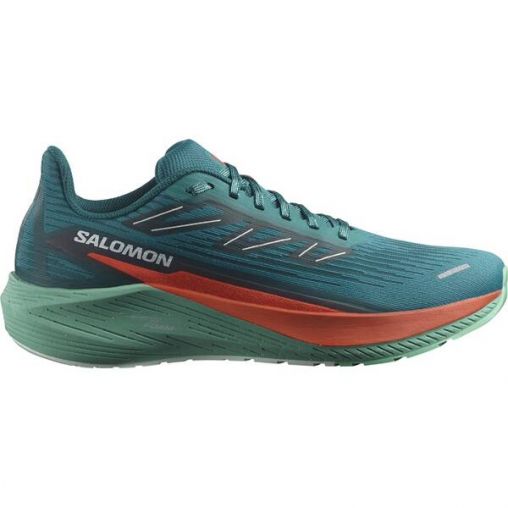 SALOMON Herren Laufschuhe SHOES AERO BLAZE 2 Lake/Chert/Electg